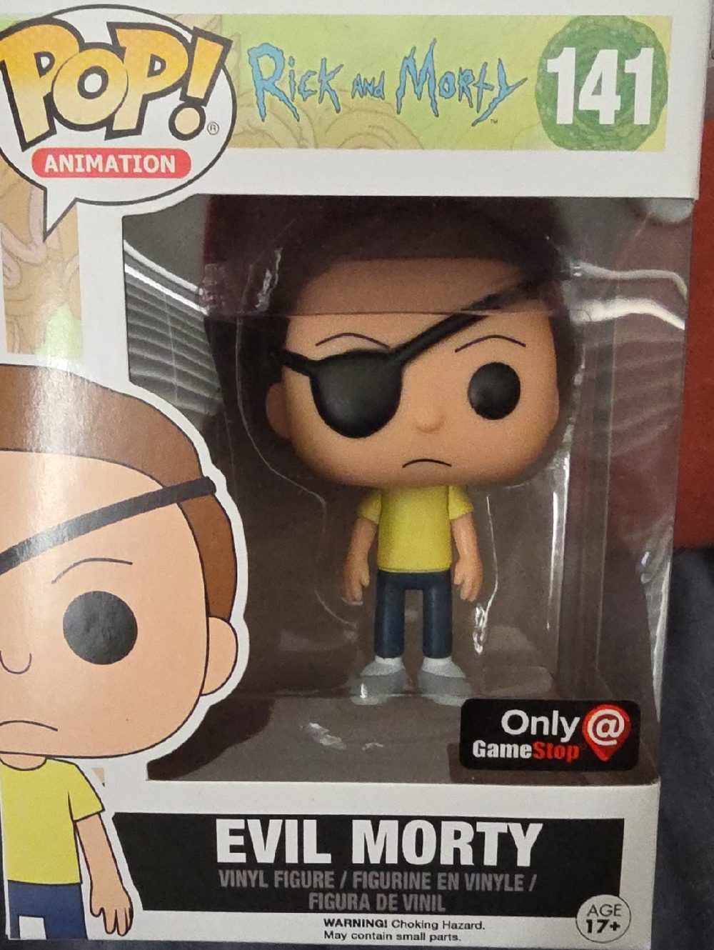 Funko Pop! Evil Morty Vinyl Figure - Yellow Shirt, Blue Pants